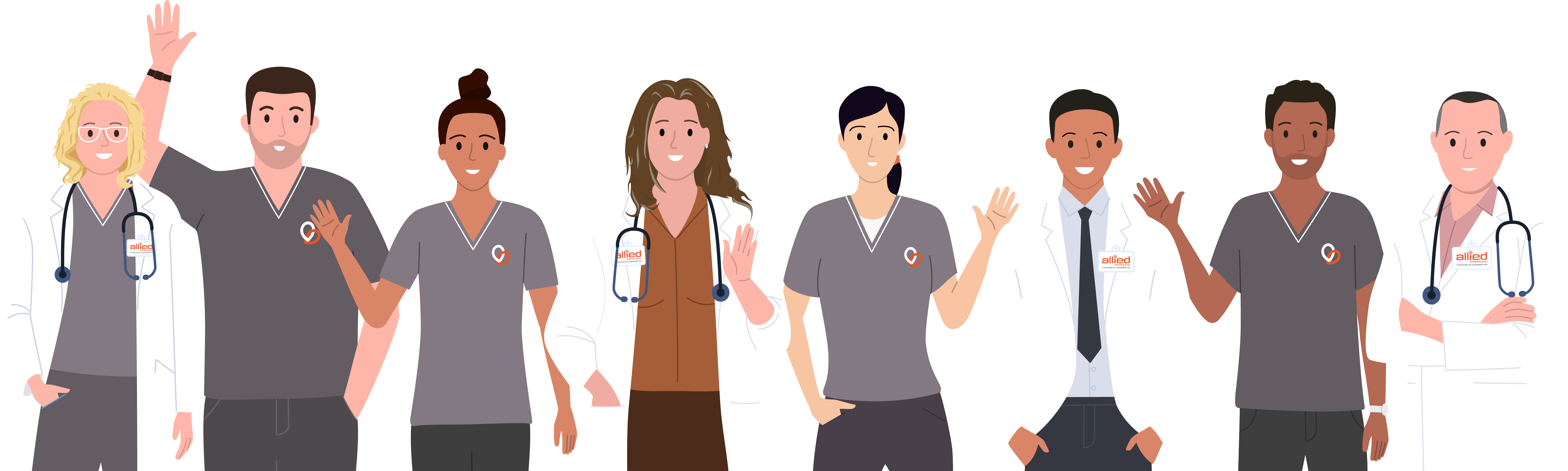 Group of doctors and nurses