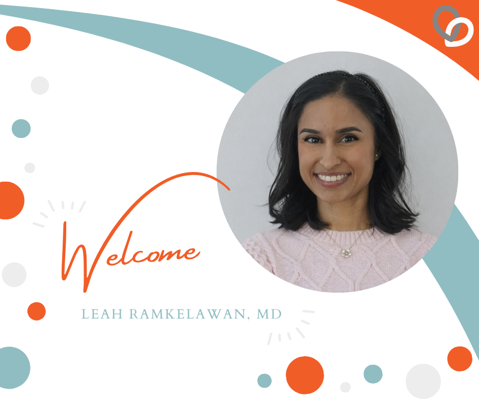 Portrait of Dr. Leah Ramkelawan with the word Welcome.